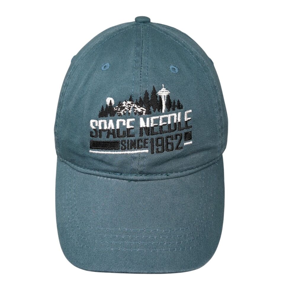 Space Needle Since 1962 Slideback Hat Green One Size Embroidered ACE